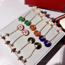 Cartier Amulette de Cartier Oorbel Diamant Roze Goud