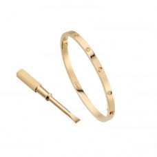 Cartier Love Armband SM met 10 Diamanten Geel Goud