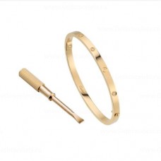 Cartier Love Armband SM met 6 Diamanten Geelgouden versie