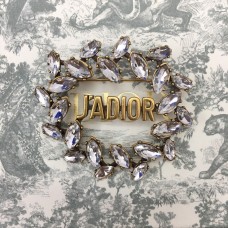 Christian Dior Marquise diamanten rand JADIOR-motiefbroche