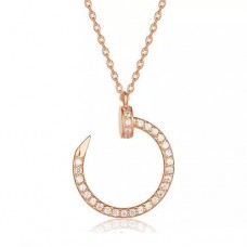 Cartier Juste Un Clou hanger roze gouden diamanten