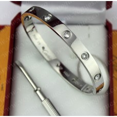 Cartier Love Armband Witgoud 10 Diamanten