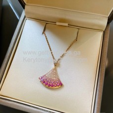BVLGARI Divas Dream ketting roze saffieren en rosé goud