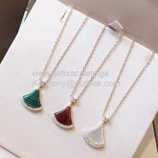 BVLGARI Divas Droomketting Zwart/Wit/Rood met Witgoud en Diamanten