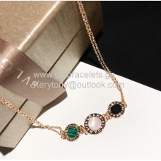 Bvlgari BVLGARI knoopketting dubbele ketting roségouden knock-off