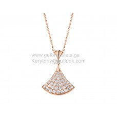Bvlgari Divas Droomketting met pave diamanten roségoud perfect