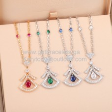 Bvlgari Divas Dream opengewerkte elementen ketting met diamanten kopiëren