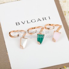 Bvlgari Gelati Ring Roségoud gemonteerde stenen met diamanten Perfect
