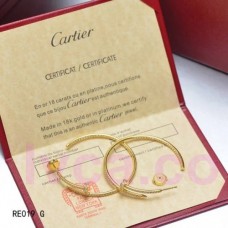 Cartier Juste Un Clou oorbel 18K geel goud met diamanten
