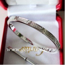 Cartier Love Armband SM Witgoud met diamanten