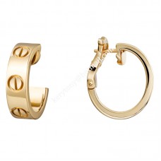 Cartier Love Clip Oorbellen Geel goud/Rose goud/Wit goud