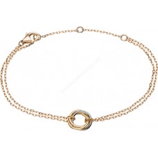 Cartier Trinity Armband Wit Goud/Geel God/Rose Goud