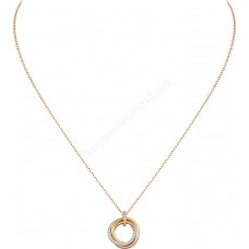 Cartier Trinity ketting wit goud/geel God/rosé goud met diamanten