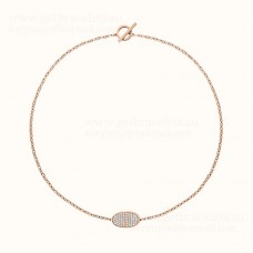 UK Chaine DAncre Verso ketting met diamanten champagne