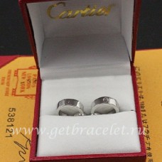 Cartier Love Oorbellen Wit Goud