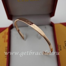 Cartier roze gouden open armband