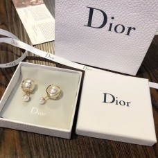 Dior Christian Dior Tribales Planet Geelgouden Pareloorbellen tbv