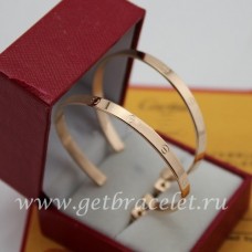 Cartier Love Oorbellen Roze Goud