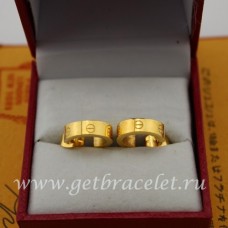 Cartier Love Oorbellen Geel Goud