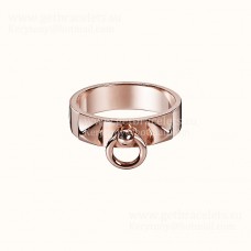 Hermes Collier de Chien-ring in roségouden sieraden