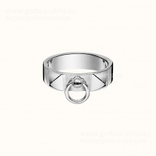 Hermes Collier de Chien Ring in Sliver Moederdagcadeau