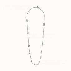 Hermes Farandole lange ketting 120 cm sterling zilver