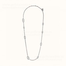 Hermes Farandole lange ketting 75cm sterling zilver