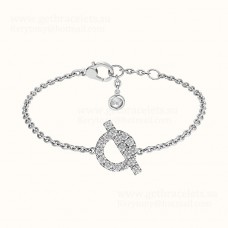 Hermes Finesse armband wit goud met diamanten Parijs Week unieke damessieraden