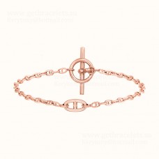 Hermes Farandole Armband Wit Goud/Roze Goud