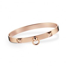 Hermes Collier de Chien Armband Roze Goud