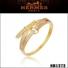 Hermes Debridee Armband Goud Met Diamanten