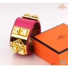 Hermes Collier de Chien Armband Geel Goud