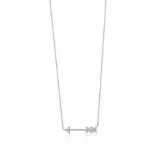 Tiffany Palomas Graffiti Arrow Diamonds Hanger 925 Sterling Zilveren Ketting UK
