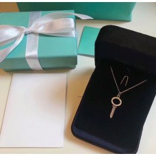 Tiffany Tiffany Keys Open Ovale Sleutels Hanger Moderen Diamanten Ketting Laagste Prijs