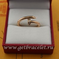 Cartier Juste Un Clou Ring Roze Gouden Diamanten