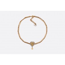Dior LAmour Avenir hartmotief charmante sterhanger vrouwelijke messing diamanten choker