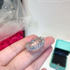 Tiffany Victoria witgouden afwisselende ring vrouwelijke diamanten verkopen
