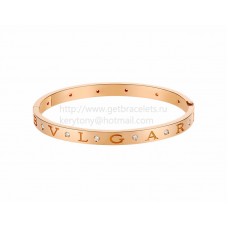 BVLGARI BVLGARI armband in roségoud met 12 diamanten