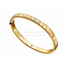 BVLGARI BVLGARI armband in geel goud met diamanten