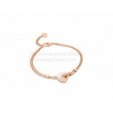 BVLGARI BVLGARI Cuore roségouden armband met parelmoer