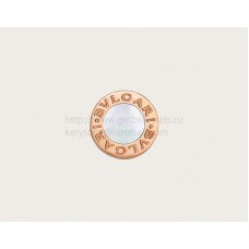 BVLGARI BVLGARI MAAK JE PAAR Roségouden enkele oorbellen bezet met parelmoer