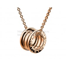 Bvlgari B.zero1 Roségouden hanger met ketting