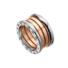 Bvlgari B.zero1 4-bands mooie foutring in rosé en wit goud