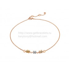 Bvlgari B.zero1 ketting in roze geel en wit goud