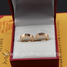 Cartier Love Oorbellen Roze Goud