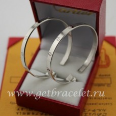 Cartier Love Oorbellen Witgoud B8028300