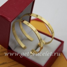 Cartier Love Oorbellen Geel Goud