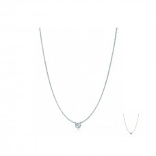 Tiffany Elsa Peretti op maat gesneden diamanten hanger ketting sterling zilver set UK