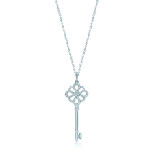 Tiffany Keys Knoop Sleutel Hanger Ketting Ketting Diamanten Partij