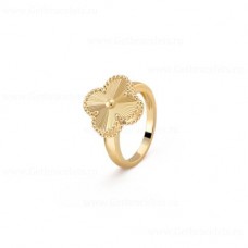 Van Cleef Arpels Alhambra-ring geel goud